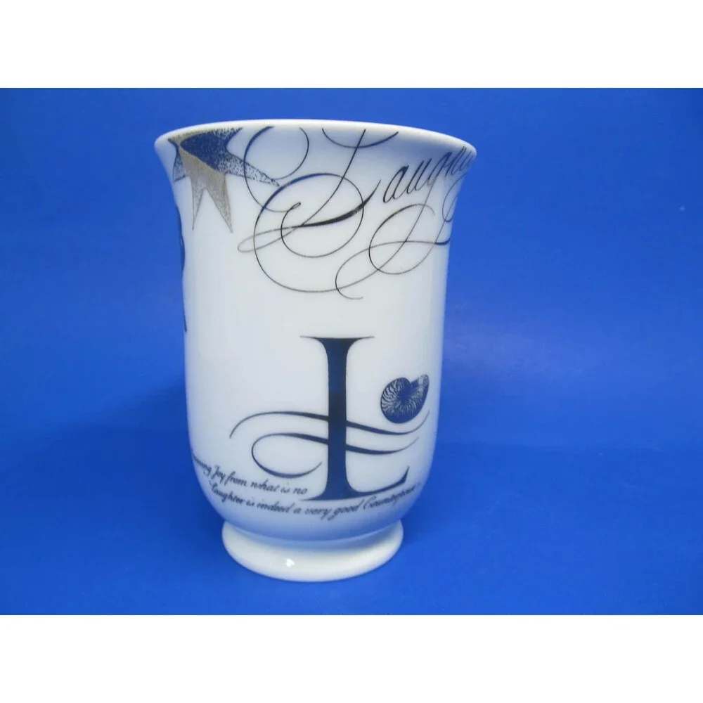 Pottery Barn Laughter Coffee Mug Discontinued